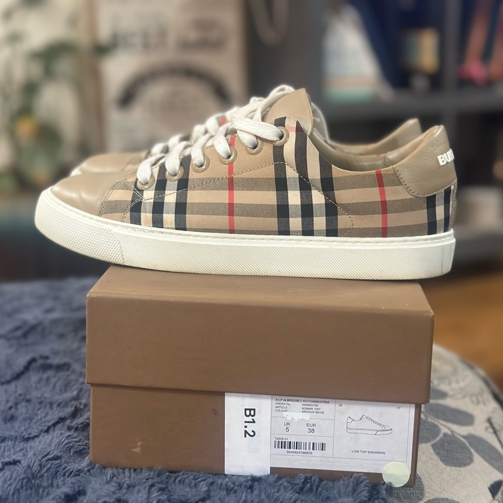 Burberry Albridge Vintage Check Sneakers